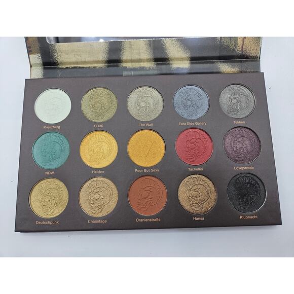 Nomad Cosmetics Berlin Underground EyeShadow‎ Pallete New 15 Shades - Picture 3 of 5